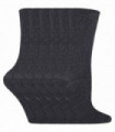 KIDS Solid Colour Cotton Socks (12-3 UK / Grey)