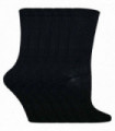 KIDS Solid Colour Cotton Socks (9-12 UK / Black)