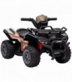 Kids Ride-on Four Wheeler ATV Car Black Electric 2 km/h 45 min Play 18-36 months