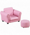 Kids Sofa Children Chair Seat Armchair Pink Wood Plastic 25D Fireproof Sponge