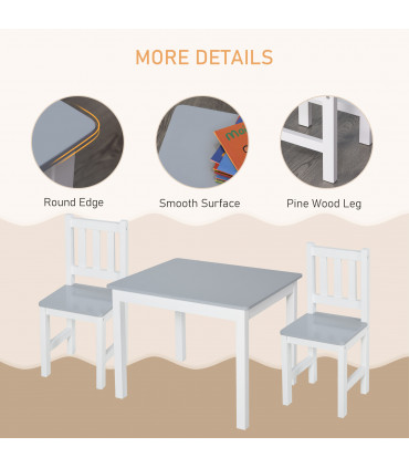 Kids Table and 2 Chairs Set
