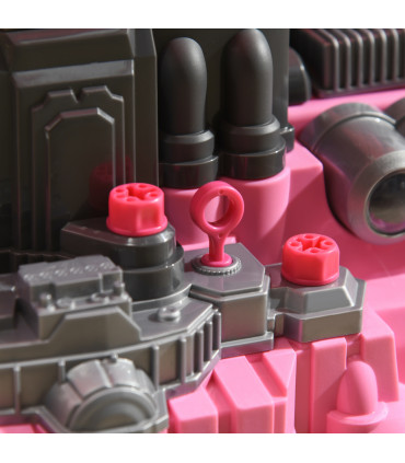 Kids Truck Engine Toy Set - Pink ABS and PP 47H x 40L x 39Wcm 3-5 Years