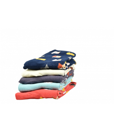 Kitty Print Socks 5 Pairs Pack - OneSize Fits all
