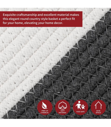 Cotton Rope Laundry Basket