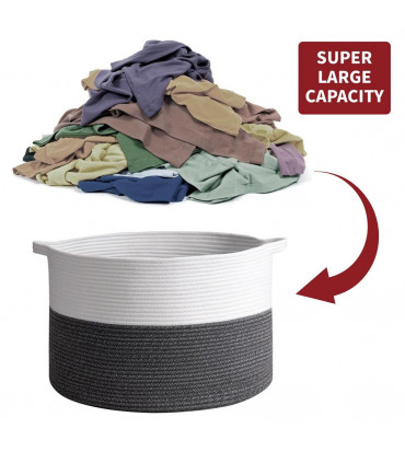Cotton Rope Laundry Basket