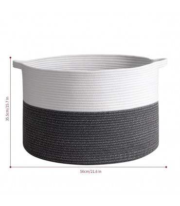 Cotton Rope Laundry Basket