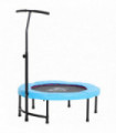 40'' Kids Mini Trampoline, Adult Rebounder Jumper w/ Handle Fitness HOMCOM