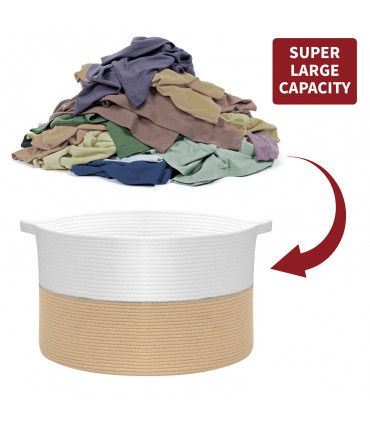 Cotton Laundry Basket