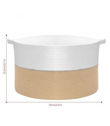 Cotton Laundry Basket