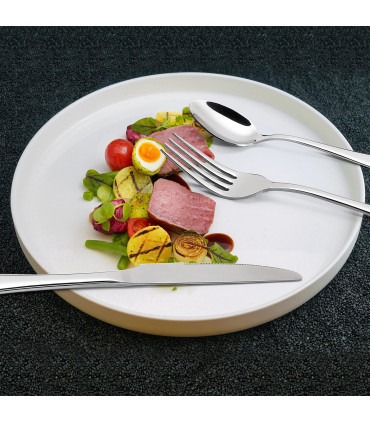 Cutlery Set - Stainless Steel 24 PCs Silverware Flatware Dinnerware Set