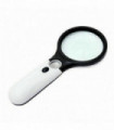 Magnifying Glass 3X 45X LED Illuminated White 75x22mm Plastic Glass