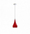 Pendant Light Metal E27 Red Teardrop 20x40x30cm Modern Industrial Hanging