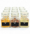 Mini Glass Spice Jars