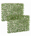 Eucalyptus Green Artificial Hedge Screen Set 200x100x10cm 4sqm Polyethylene
