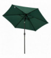 Patio Umbrella Parasol Sun Shade Garden    Aluminium   Green 2.7M