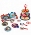 Metal Vintage Design Tea & Cakes Set Toy for Kids - 40 Pcs Classic style