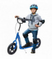 Push Scooter Teen Kids Stunt Bike Ride On with 12" EVA Tyres, Blue, 180cm x 50cm