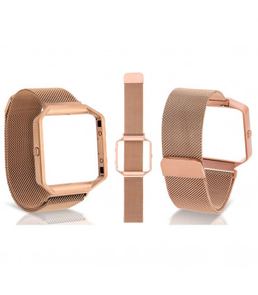 AQ Fitbit Blaze straps Rose Gold