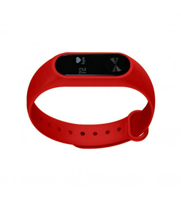 Aquarius AQ112 Fitness Tracker With Heart Rate Monitor, Red