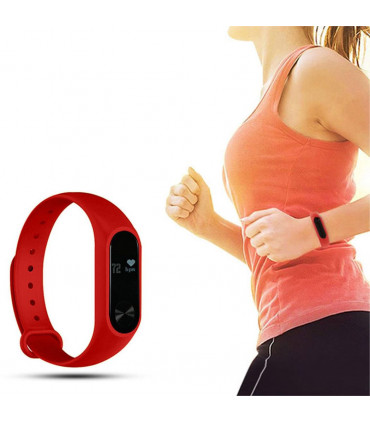 Aquarius AQ112 Fitness Tracker With Heart Rate Monitor, Red