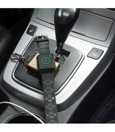 Wireless Watch Charger Gold Portable 400mAh Keychain Design 11x4.1x1.4cm ABS