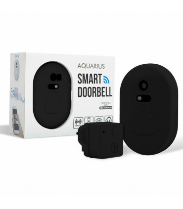 Aquarius Wifi Wireless Smart Camera Doorbell[Black]