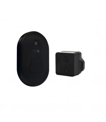 Aquarius Wifi Wireless Smart Camera Doorbell[Black]