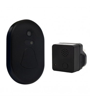 Aquarius Wifi Wireless Smart Camera Doorbell[Black]