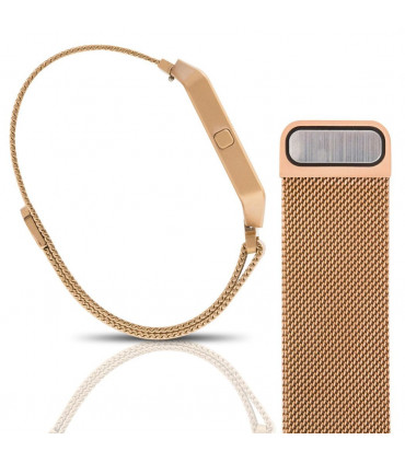 Metal Mesh Gold Aquarius Fitbit Blaze Metal Mesh Comfortable Straps with Frame