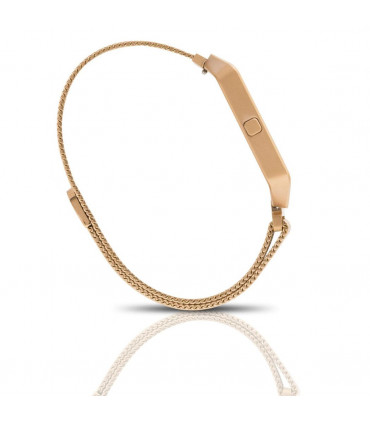 Metal Mesh Gold Aquarius Fitbit Blaze Metal Mesh Comfortable Straps with Frame