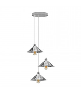 Ceiling Pendant Light Shade Hanging Lamp Metal Vintage/Retro Cone Shape 22cm