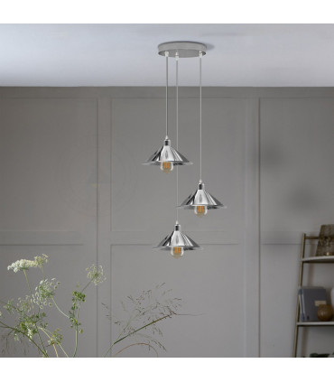 Ceiling Pendant Light Shade Hanging Lamp Metal Vintage/Retro Cone Shape 22cm