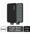 Power Bank 4000mAh Black Micro USB Compact Slim Fast Charging 2.0A Output