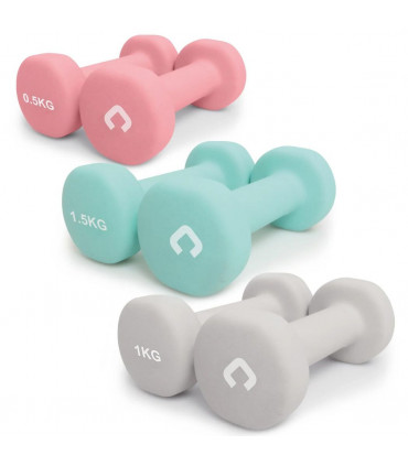 Gymcline Dumbbell Set 6KG w/ Robust Design for Beginners Cardio Workout Training