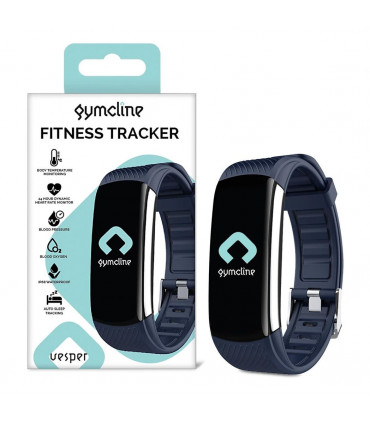 Gymcline Vesper Fitness Tracker with Body Temperature Monitoring, Navy