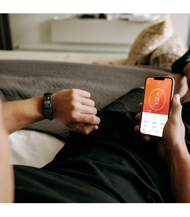 Gymcline Vesper Fitness Tracker with Body Temperature Monitoring, Navy