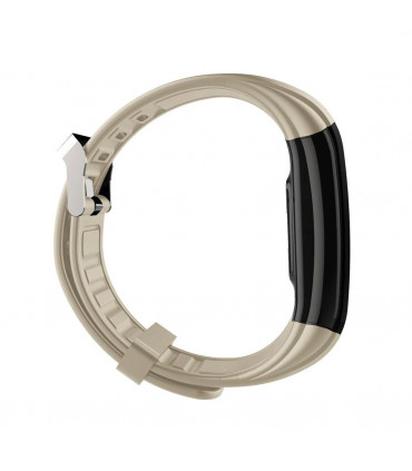 Gymcline Vesper Fitness Tracker with Body Temperature Monitoring, Cream