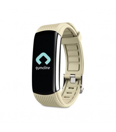 Gymcline Vesper Fitness Tracker with Body Temperature Monitoring, Cream