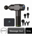 Gymcline Massage Gun w/ 2500mAh Battery, 20 Speed Modes & LCD Touch Screen, Grey