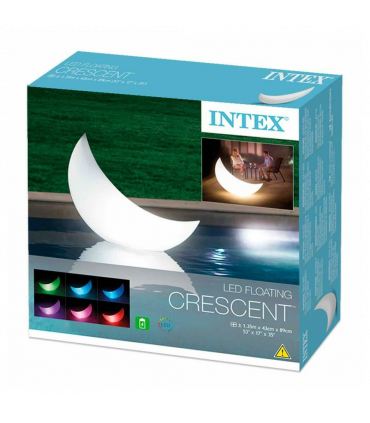 Garden Lamp High-quality materials White 135x43x89cm LED Floating Halfmoon