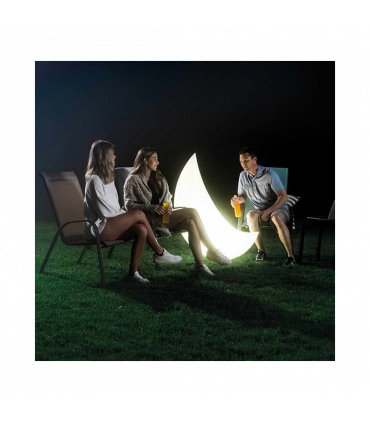Garden Lamp High-quality materials White 135x43x89cm LED Floating Halfmoon