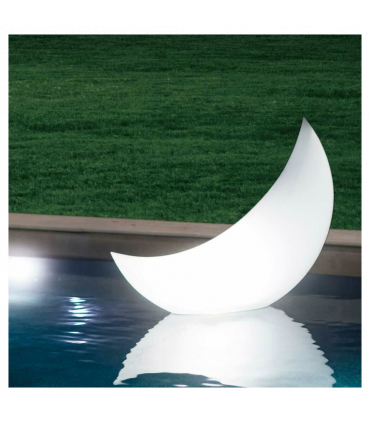 Garden Lamp High-quality materials White 135x43x89cm LED Floating Halfmoon