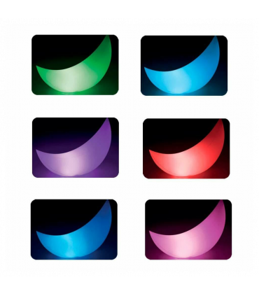 Garden Lamp High-quality materials White 135x43x89cm LED Floating Halfmoon