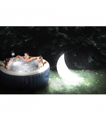 Garden Lamp High-quality materials White 135x43x89cm LED Floating Halfmoon