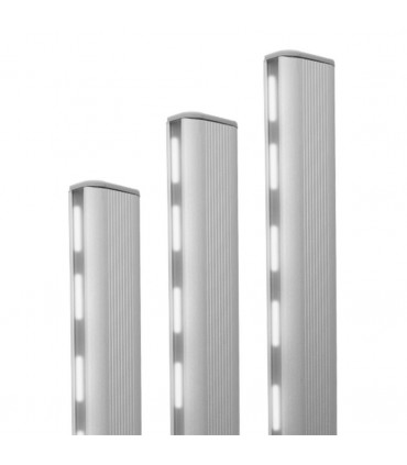 Lighting Bar With Motion Heat Sensor Aluminum 10 LED's 76cm White