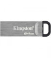 Kingston DataTraveler Kyson USB 3.2 Gen 1 Flash Drive 64GB - Stylish Capless Metal Case