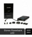 PowerBank Portable 6000mAh Smart LED Display Mobile Phone Black Lithium-ion