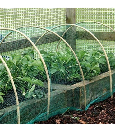 12 x Anti Bird Garden Netting Pond Net Protection Plants Veg Crops Fruit Fine Mesh 2M X 10M