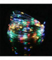 LED String Fairy Lights 20 Multi Coloured 2M - 20LED Silver Copper Wire