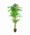 Artificial Bamboo Plants Trees - XL 150cm (5ft) with Gold Metal Planter